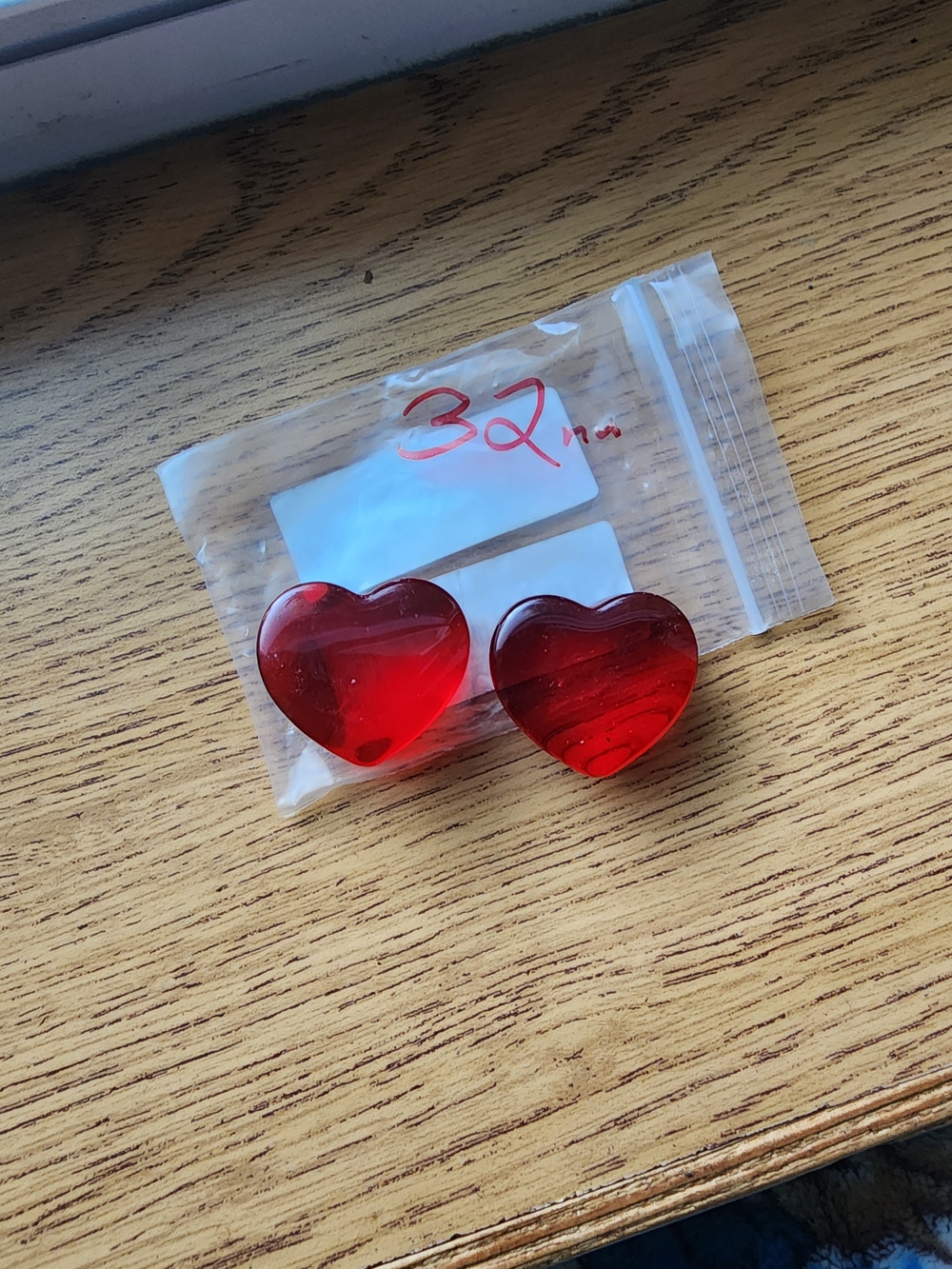 Red Heart Lightweight 32mm Ear Plugs– Pair